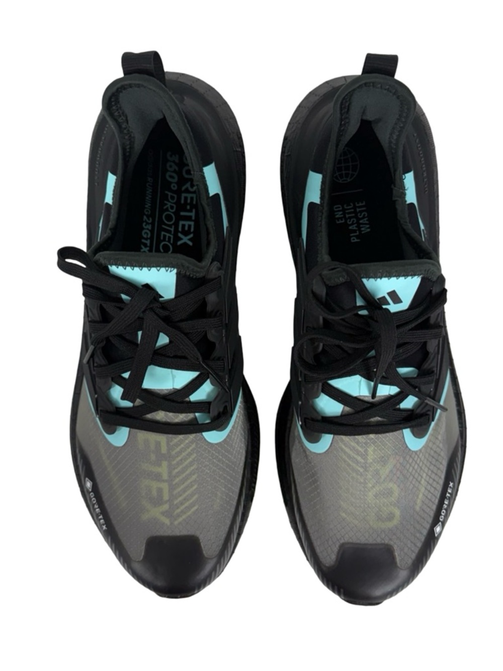 Adidas UltraBoost Light GORE TEX Shoes Mens 8.5 Black Athletic Running Sneakers - Picture 9 of 13